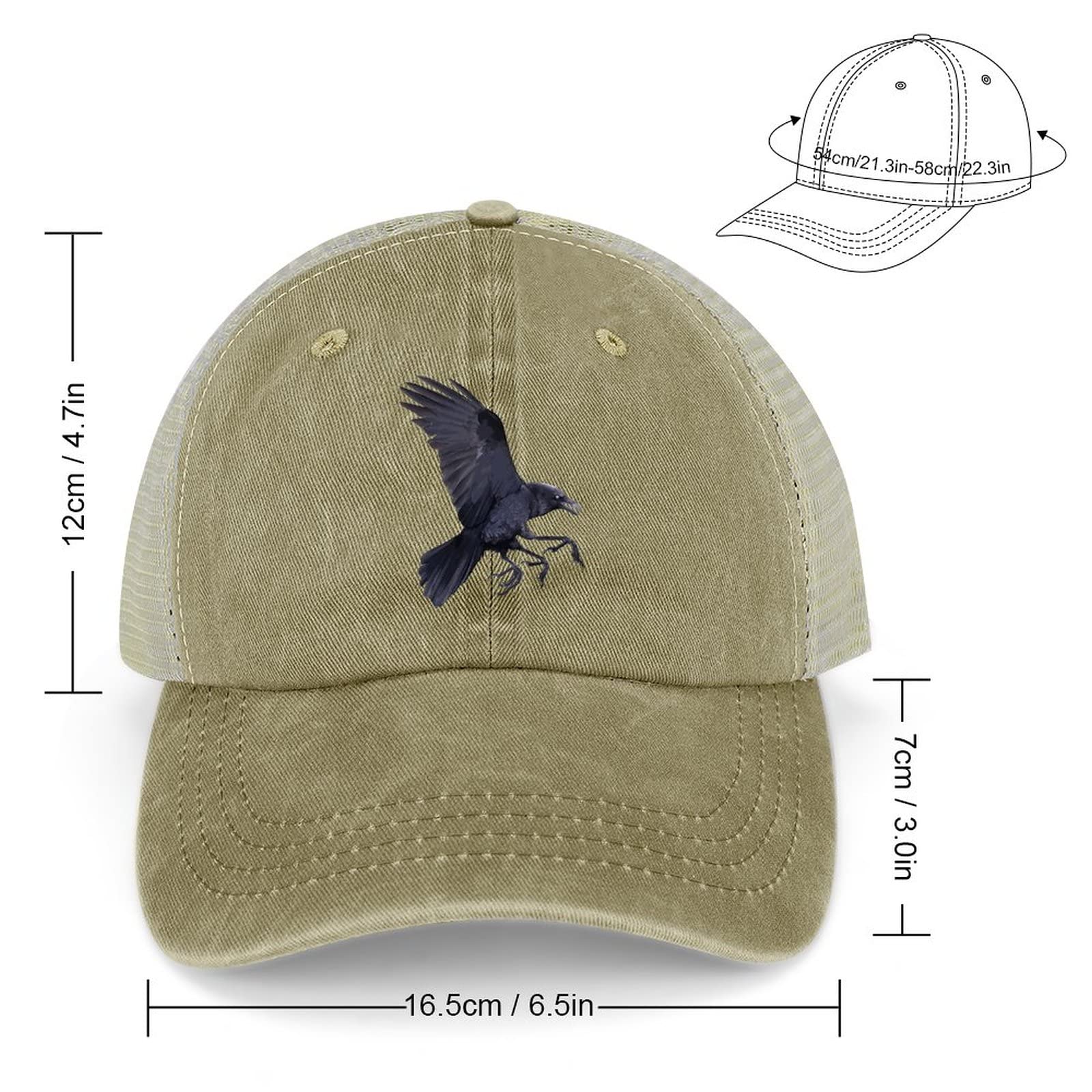 Amazon.co.jp: トラッカーキャップ 八咫烏 カラス 鳥 メッシュキャップ